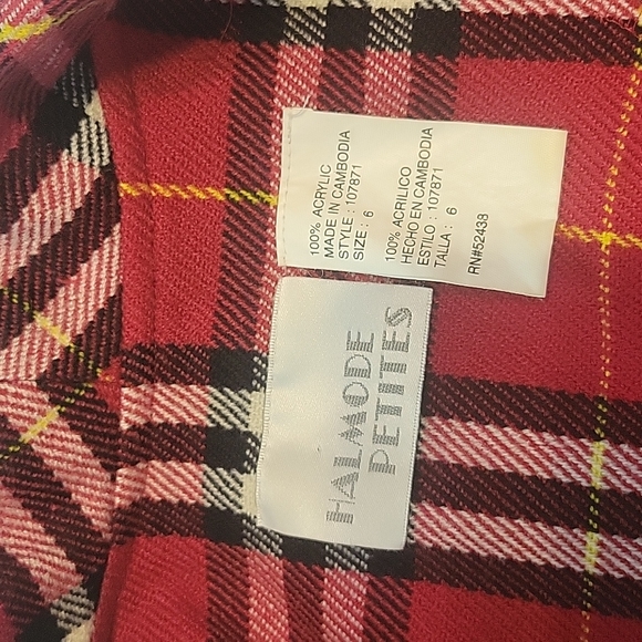 Vintage Halmonde Petites Plaid Jacket - Picture 8 of 8